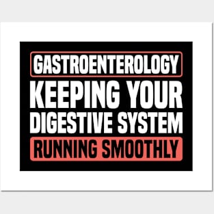 Digestive System Running Smoothly Funny Gastroenterology Posters and Art